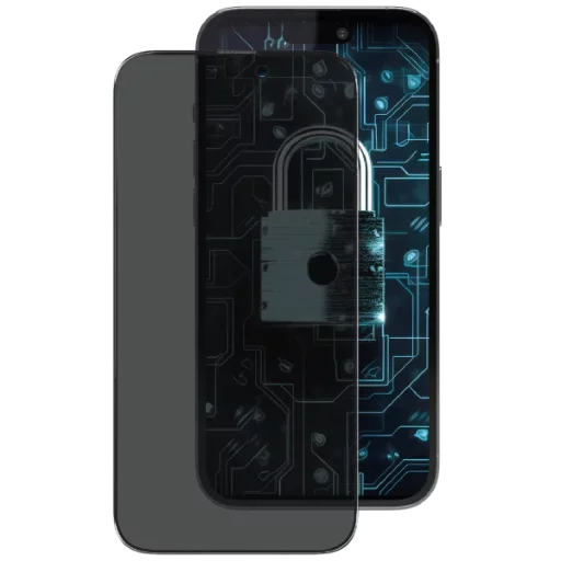 بروفي واقي شاشة زجاجي للخصوصية مضاد للتجسس لآيفون 16 بلس - أسود Proove Privacy Anti-Spy Glass Screen Protector for iPhone 16 Plus - Black