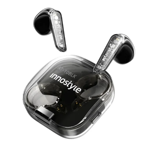 إينوستيل كليرسونيكس AT-10 سماعات أذن لاسلكية حقيقية بلوتوث 5.3 - أسود InnoStyle ClearSonics AT-10 Bluetooth 5.3 True Wireless Earbuds - Black