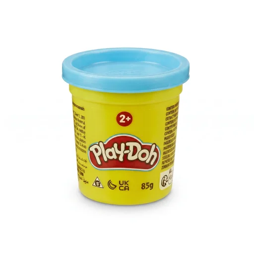 هاسبرو بلاي دو علبة مفردة 85 جم - أزرق زاهي Hasbro Play-Doh Single Can 85 g - Bright Blue