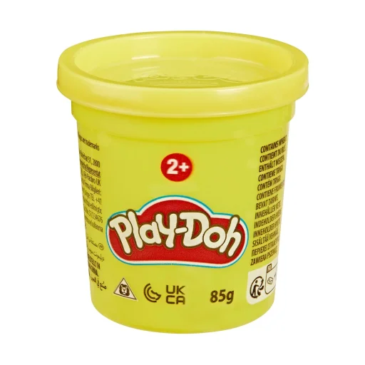 هاسبرو بلاي دو علبة مفردة 85 جم - أصفر Hasbro Play-Doh Single Can 85 g - Yellow