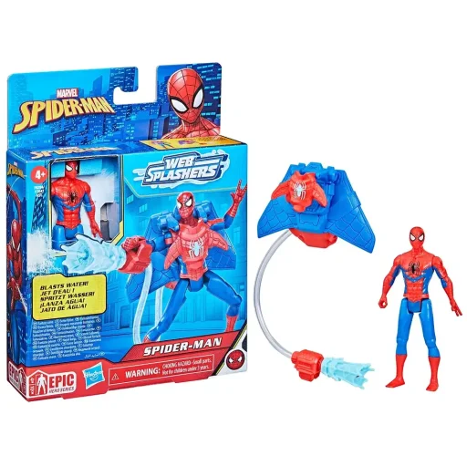 هاسبرو مارفل سبايدر مان سلسلة إيبك هيرو ويب سبلاشرز مجسم سبايدر مان Hasbro Marvel Spider-Man Epic Hero Series Web Splashers Spider-Man Figure