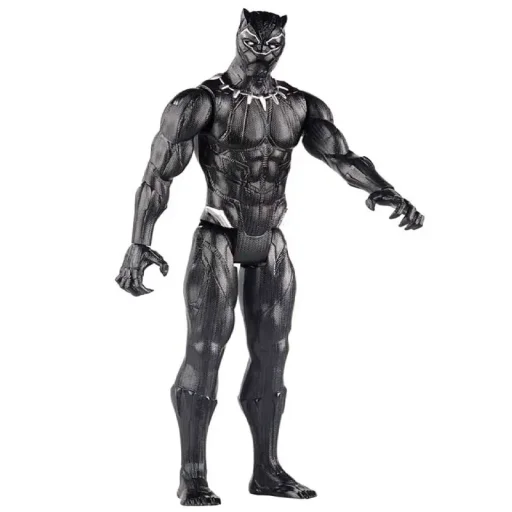 هاسبرو مارفل أفنجرز سلسلة تيتان هيرو مجسم بلاك بانثر 12 بوصة Hasbro Marvel Avengers Titan Hero Series Black Panther 12-Inch Figure