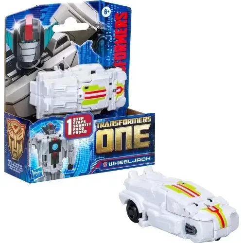هاسبرو ترانسفورمرز وان 1-ستيب كوج تشينجر مجسم ويلجاك Hasbro Transformers One 1-Step Cog Changer Wheeljack Figure