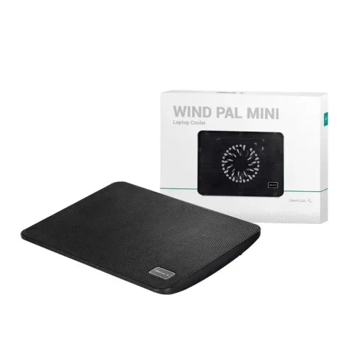 ديب كول ويند بال ميني وسادة تبريد لابتوب - أسود DeepCool Wind Pal Mini Laptop Cooling Pad - Black