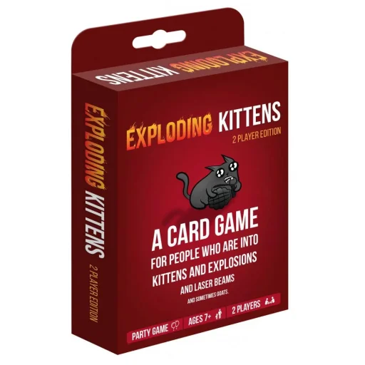 اكسبلودينج كيتنز إصدار لاعبين اثنين Exploding Kittens 2-Player Edition