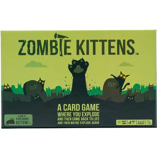 لعبة بطاقات إكسبلودينج كيتنز زومبي كيتنز Exploding Kittens Zombie Kittens Card Game