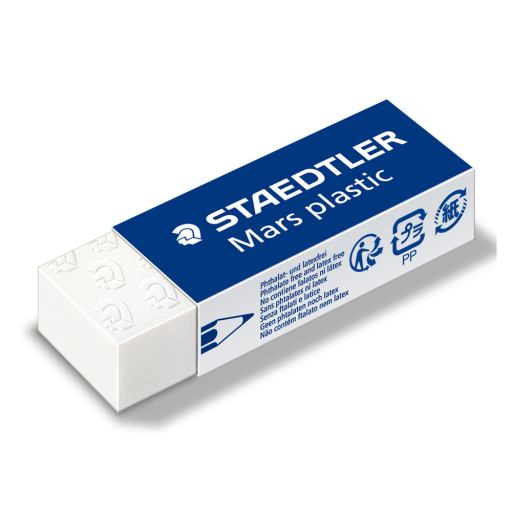 ستدلر Mars Plastic 526 50 ممحاة STAEDTLER Mars Plastic 526 50 eraser