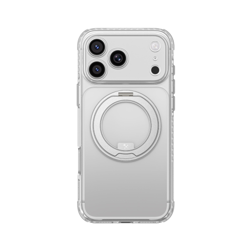 أمايزينج ثينج حافظة Titan Pro Spin Lens مقاومة للسقوط و MagSafe مع حامل بزاوية 360 درجة لجهاز iPhone 18 Pro - شفاف - حماية من السقوط حتى 3.7 متر AmazingThing Titan Pro Spin Lens MagSafe Drop-Proof Case with 360-Degree Stand for iPhone 18 Pro - Clear - 3.7