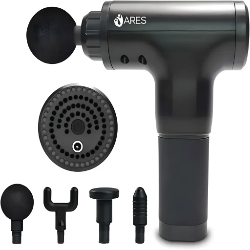 ارس جهاز مساج - اسود ARES Gun Massager - Black