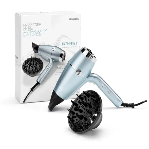 مجفف شعر أيوني من بابيليس – 3 إعدادات حرارة و2 سرعة – 2100 واط BABYLISS HAIR DRYER 3 HEAT· 2SPEED IONIC2100 Watts