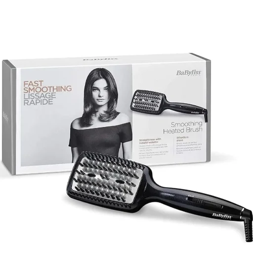 فرشاة شعر ساخنة من بابيليس – سيراميك – تصل حتى 200°C BABYLISS HEATED BRUSHCERAMIC  Up to  2oo•c