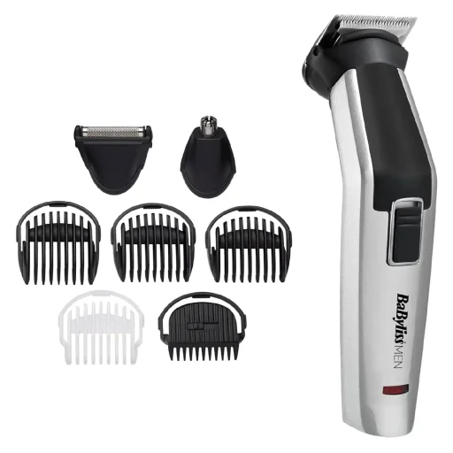 بابيليس ماكينة حلاقة متعددة الاستخدامات 8 في 1 – لاسلكية لمدة 60 دقيقة BABYLISS MULTI -TRIMMER  8 IN 1 CORDLESS FOR 60MIN