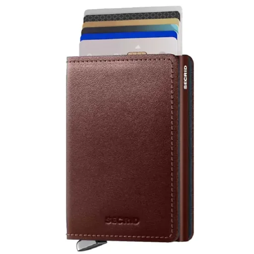 محفظة سيكريد رفيعة بلون الغسق – بني داكن Secrid Slimwallet Dusk Dark
Brown SDu-Dark Brown