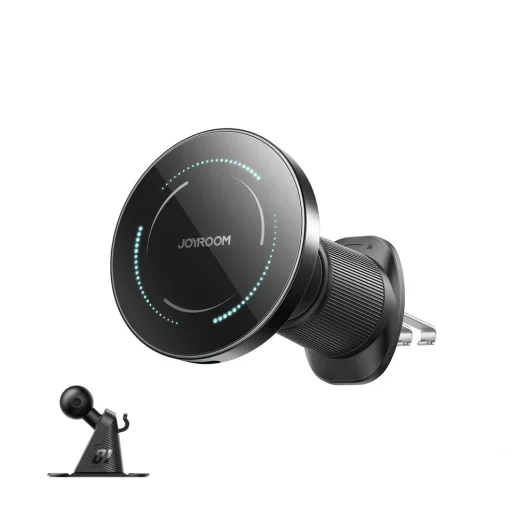 شاحن سيارة لاسلكي من جوي روم JR-ZS502، بقدرة 15 واط، 1.67 أمبير – أسود Joyroom JR-ZS502 Wireless Car Charger, 15W, 1.67A, Black