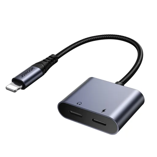 محول DAC من Lightning إلى 2× Lightning من جوي روم SY-L02 – 2 في 1 Joyroom SY-L02 Lightning to 2x Lightning DAC adapter 2in1