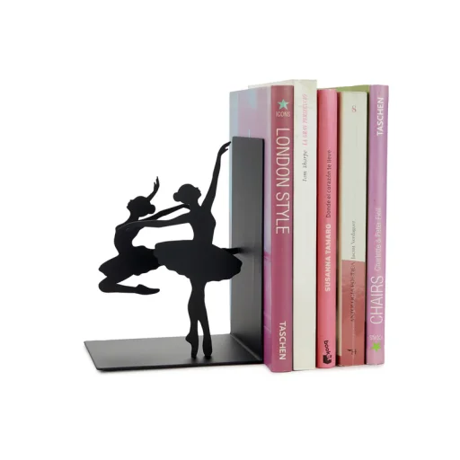 دعامة كتب بالفي – باليرينا، باللون الأسود، معدن Balvi Bookend,Ballerina,black,metal