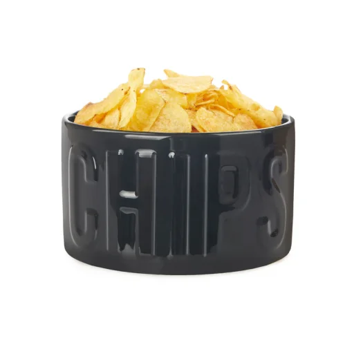 صينية وجبات خفيفة بالفي – شيبس، باللون الأسود، سيراميك Balvi Snack tray,Chips,black,ceramic