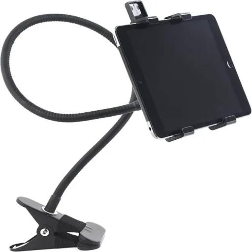 حامل جهاز لوحي مرن (Gooseneck) – كود Y923 Kikkerland GOOSENECK TABLET HOLDER - code Y923