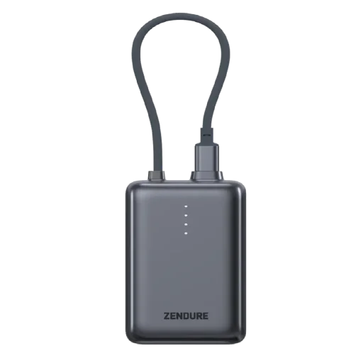 باور بانك زيندور SuperMini Pro بسعة 20,000 مللي أمبير وشحن سريع 30 واط — اللون الرمادي Zendure SuperMini Pro 20,000 mAh Power Bank 30W - Gray