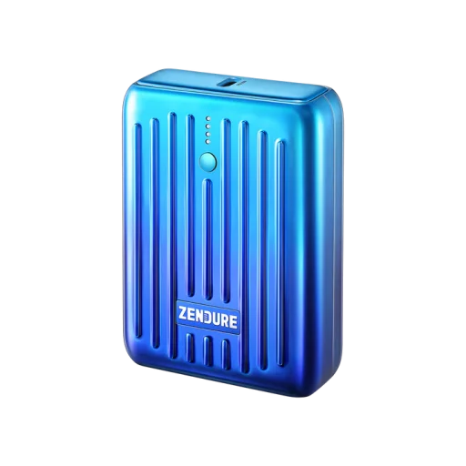 باور بانك زيندور SuperMini 20 بسعة 10,000 مللي أمبير — اللون الأزرق Zendure SuperMini 20 10000mAh Power Bank - Blue