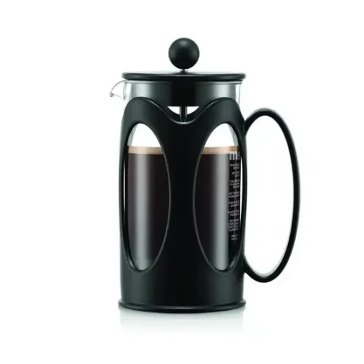 ماكينة تحضير قهوة "بودوم كينيا" بنظام المكبس الفرنسي  سعة 350 مل - لون أسود Bodum Kenya French Press Coffee Maker 350ml - Black