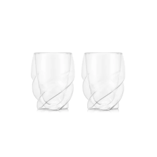 طقم أكواب "بودوم بافينا باريس" بجدار مزدوج سعة 270 مل - قطعتان Bodum Pavina Paris Double Wall Glass 270ml - 2-Piece Set