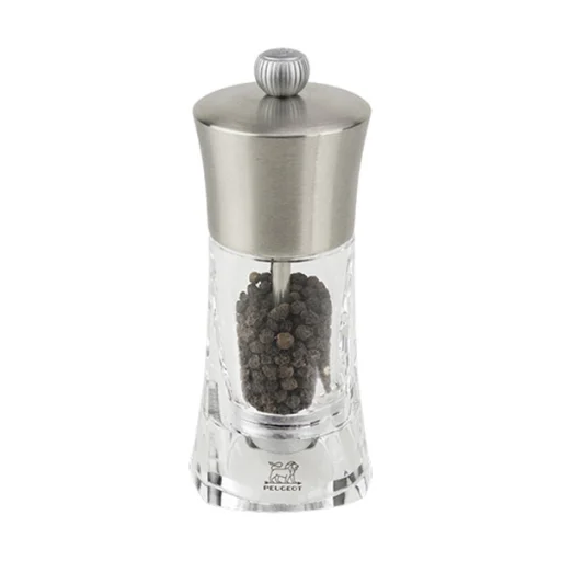 مطحنة فلفل "بيجو وسان" (Peugeot Ouessant) بطول 14 سم - أكريليك وستانلس ستيل Peugeot Ouessant Pepper Mill 14cm - Acrylic & Stainless Steel
