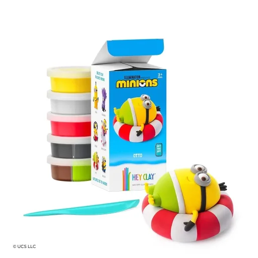 هي كلاي - أوتو، سلسلة "مينيونز"، 5 علب HEY CLAY - Otto, Series Minions, 5 cans