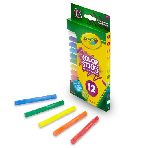 كرايولا - أعواد التلوين، 12 لوناً Crayola 12 Ct. Color Sticks