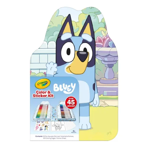 كرايولا - مجموعة فنية مرخصة "بلوي" Crayola EMEA Licensed Art Kit- Bluey