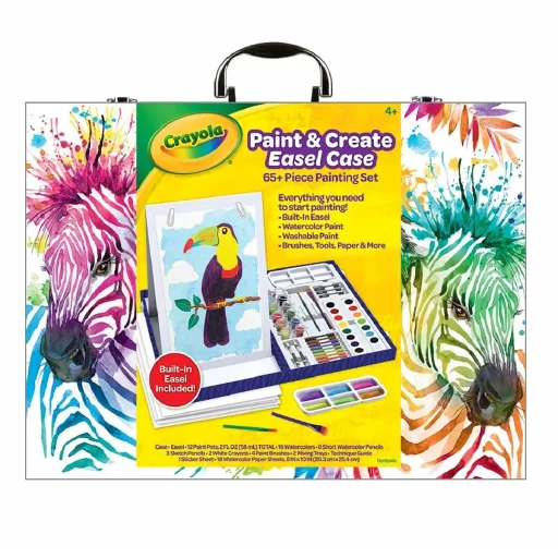 كرايولا - حقيبة فنية مع مسند للرسم Crayola Easel Art Case
