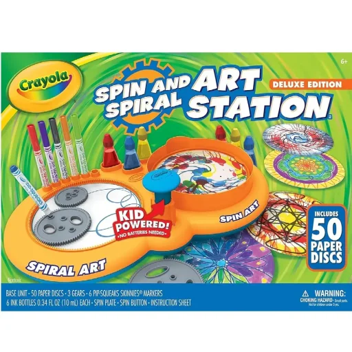 كرايولا - إصدار "ديلوكس" لآلة الرسم بالدوران والحلزون Crayola Spin & Spiral Deluxe Edition