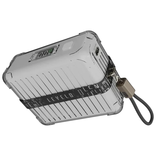 ليفيلو (Levelo) باور بانك محمول آيريون (Aerion) بسعة 10000 مللي أمبير بتصميم الكابينة Levelo Aerion Portable 10000mAh Power Bank With Cabin Design
