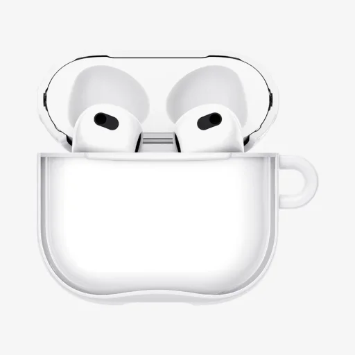 حافظة حماية سبيجن ألترا هيبريد لسماعات آيربودز (الجيل الرابع) - شفاف كريستالي Spigen AirPods (4th Gen) Ultra Hybrid Case - Crystal Clear