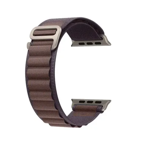 سوار ساعة أبل (سير) هايفن - لأبل ألترا 2/ألترا 49 مم - نايلون لوب مقاس كبير - نيلي Hyphen Watch Strap - Apple Ultra 2/Ultra 49mm - Nylon Loop Large - Indigo