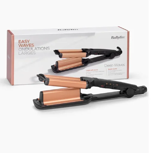 جهاز تمويج الشعر العميق بيبي ليس سيراميك متطور بدرجة حرارة تصل إلى 200 مئوية BaByliss Deep Waves Styler, Advanced Ceramic, 200°C