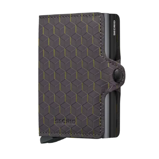 محفظة سيكريد توين واليت أوبتيكال - رمادي أصفر Secrid Twinwallet Optical Grey-Yellow
