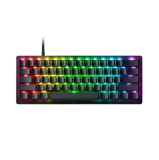 لوحة مفاتيح ألعاب بصرية تناظرية ريزر هانتسمان V3 برو ميني 60% - توزيع أمريكي Razer Huntsman V3 Pro Mini 60% Analog Optical Gaming Keyboard - US Layout