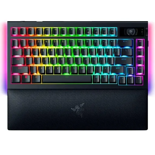 لوحة مفاتيح ألعاب ميكانيكية لاسلكية ريزر بلاك ويدو V4 برو 75% - توزيع أمريكي Razer BlackWidow V4 Pro 75% Wireless Mechanical Gaming Keyboard - US Layout