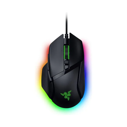 ماوس ألعاب سلكي ريزر بازيليسك V3 35K - أسود Razer Basilisk V3 35K Wired Gaming Mouse - Black