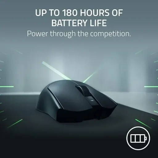 ماوس ألعاب إلكترونية لاسلكي ريزر فايبير V4 برو - أسود Razer Viper V4 Pro Wireless Esports Mouse - Black
