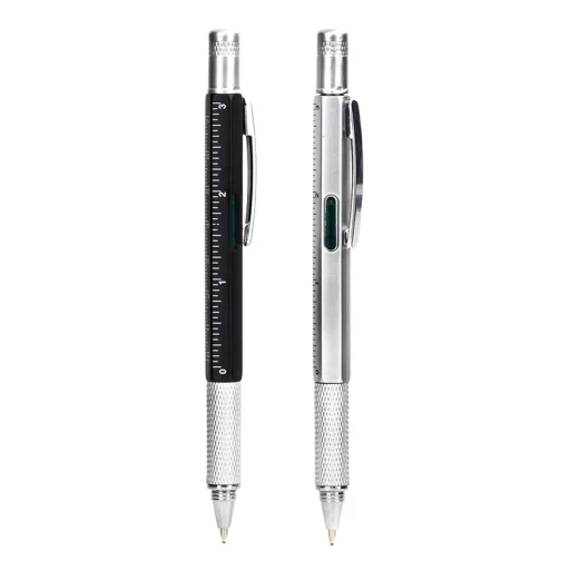 كيكر لاند قلم متعدد المهام 4 في 1 Kikkerland 4-in-1 Pen Tool