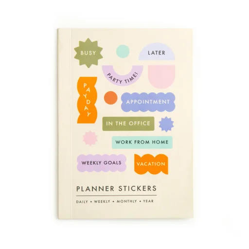 كيكر لاند ملصقات مخطط Kikkerland Planner Stickers