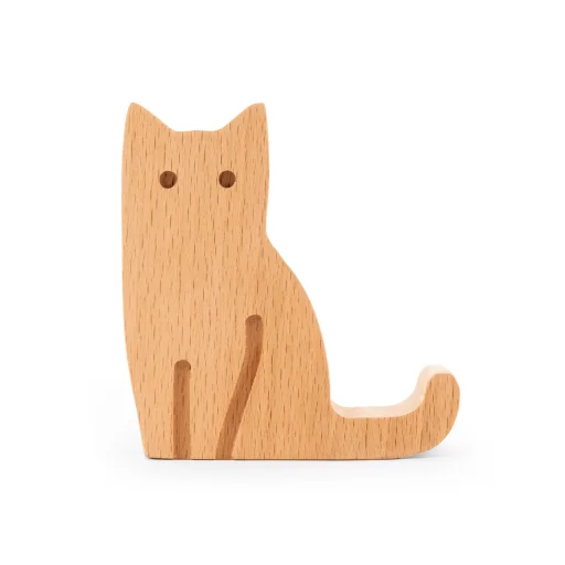 كيكر لاند حامل هاتف على شكل قطة Kikkerland Cat Phone Stand
