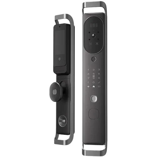 لاندو H10 قفل باب ذكي مع التعرف على الوجه ووريد الكف بشاشة 4.5 بوصة LNDU H10 Face & Palm Vein Recognition Smart Door Lock with 4.5-inch Display