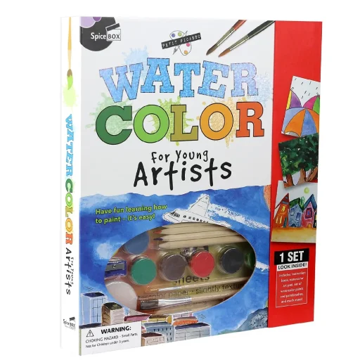 سكيلماتيكس مجموعة أعمال يدوية لفن الوخز بالألوان المائية Skillmatics Poke-in Art Watercolor Craft Kit