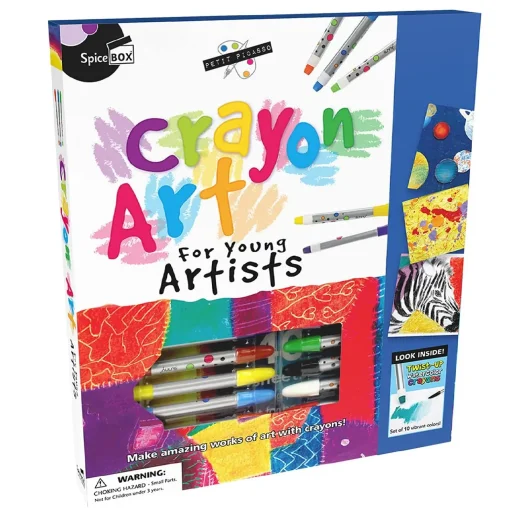 سكيلماتيكس مجموعة أعمال يدوية لفن الوخز بألوان الشمع Skillmatics Poke-in Art Crayon Art Craft Kit