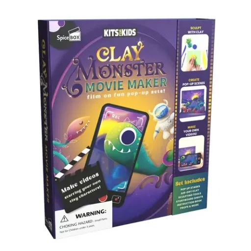 سكيلماتيكس كلاي كيت صانع أفلام وحوش الصلصال Skillmatics KlayKit Clay Monster Movie Maker