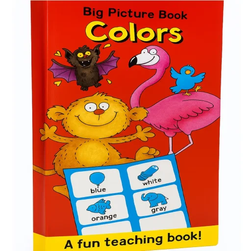 سكيلماتيكس كتاب تعليمي كبير مبطن - الألوان Skillmatics Large Padded Learning Book – Colors