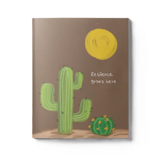 أوريندا ترايب دفتر ملاحظات - بني Orenda Tribe Notebook - Resilience grows here Brown